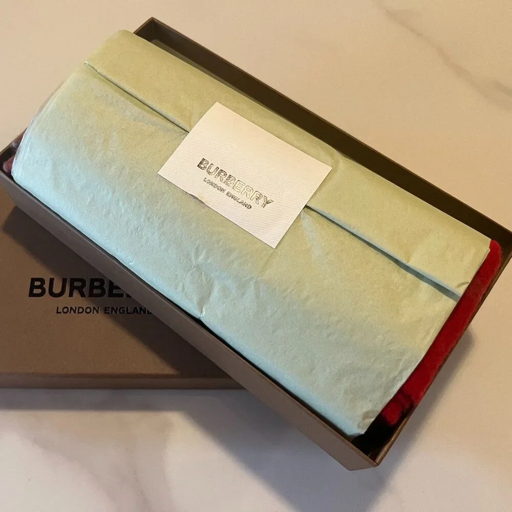 Burberry Cashmere Scarf + Box